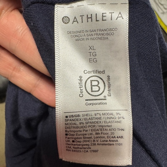 ATHLETA - Women’s Santorini Thera Dress, Blue, XL - Picture 9 of 9